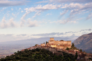 View of Sermoneta, Latina - Italy