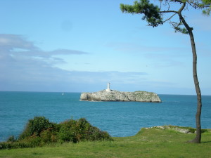 Panorama dal trenino alla peninsula de la Magdalena