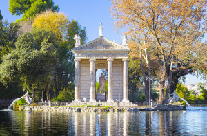 Tempio di Esculapio, Villa Borghese