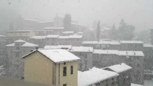 Carpineto romano neve