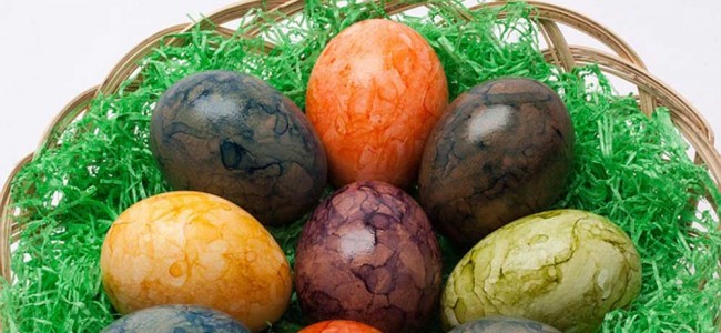 Le uova colorate per la Pasqua Ortodossa